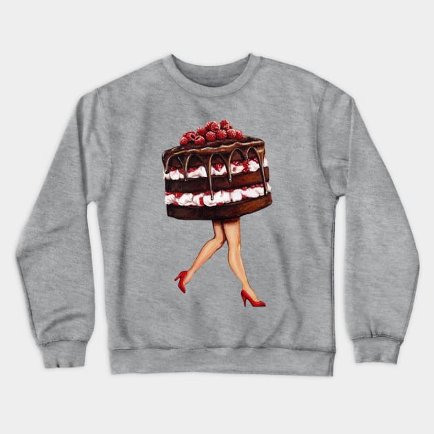 Cake Walk Crewneck Sweatshirt by KellyGilleran